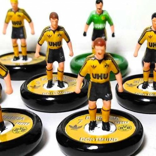 Subbuteo Andrew Table Soccer Borussia Dortmund 1982-83 on Aeolus Pro Bases